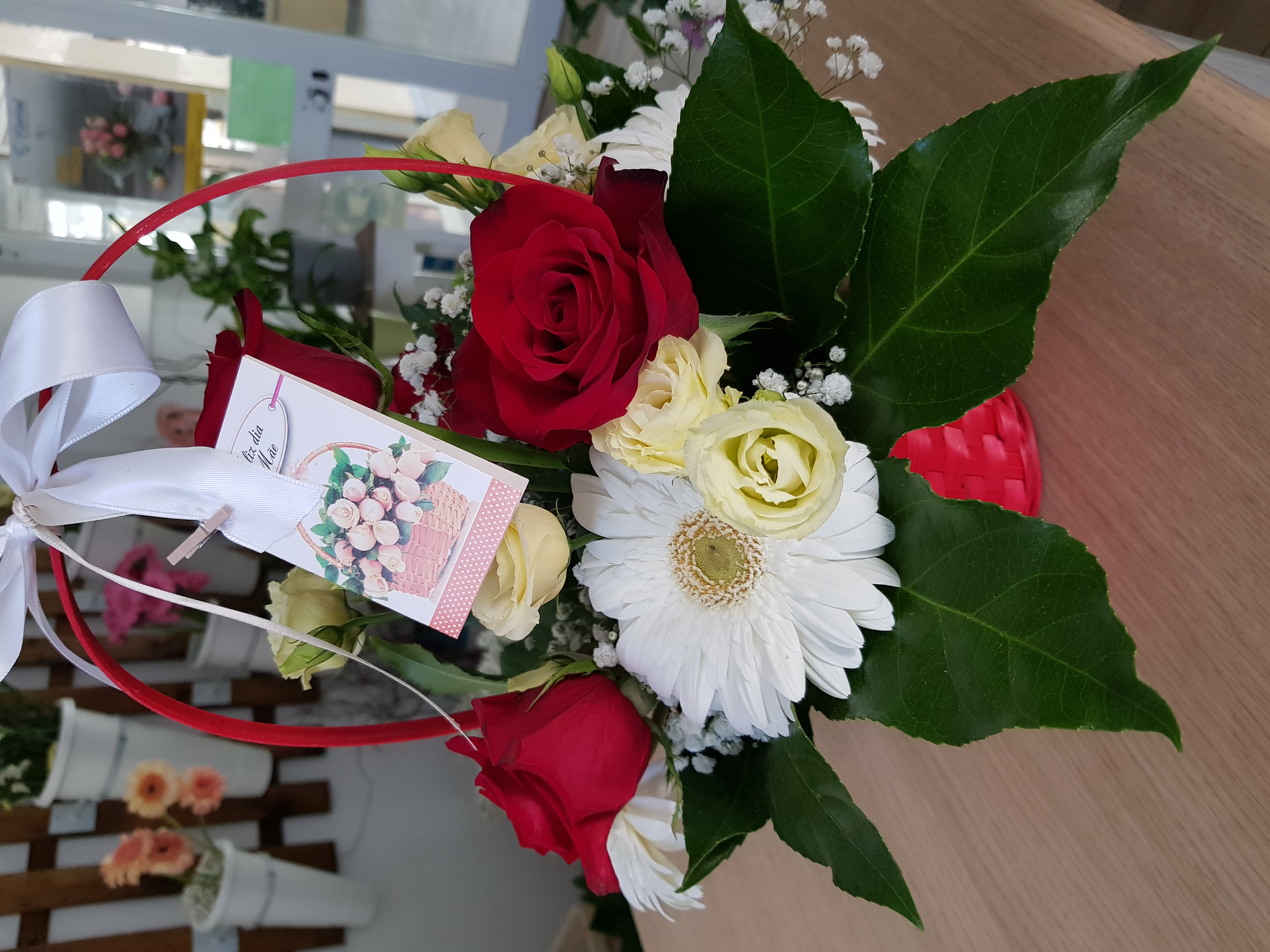 Cesta de flores